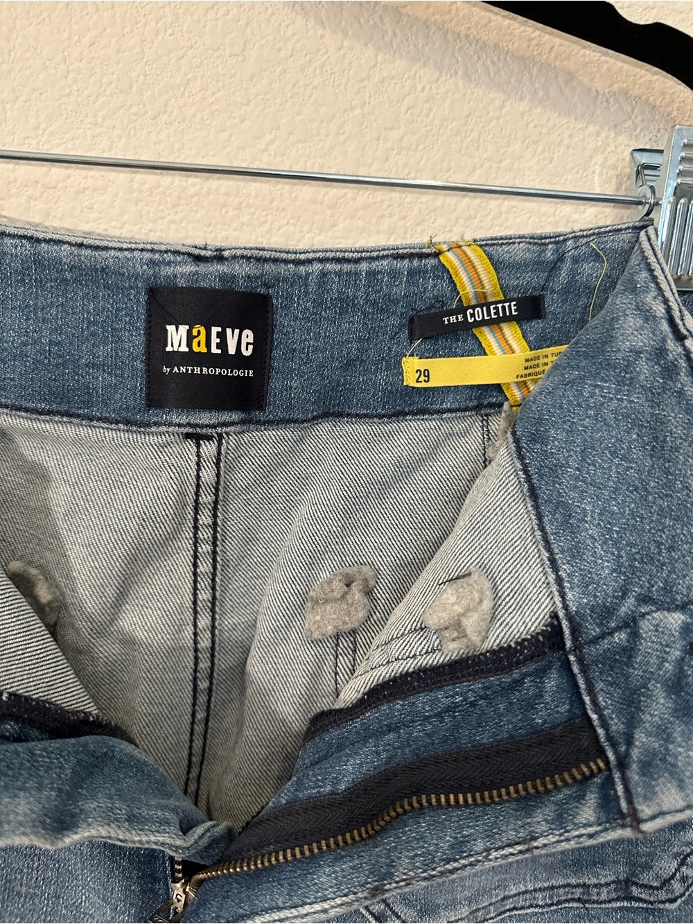 Maeve Colette High-Rise Wide-Leg Cropped Jeans, 29 - Picture 5 of 7